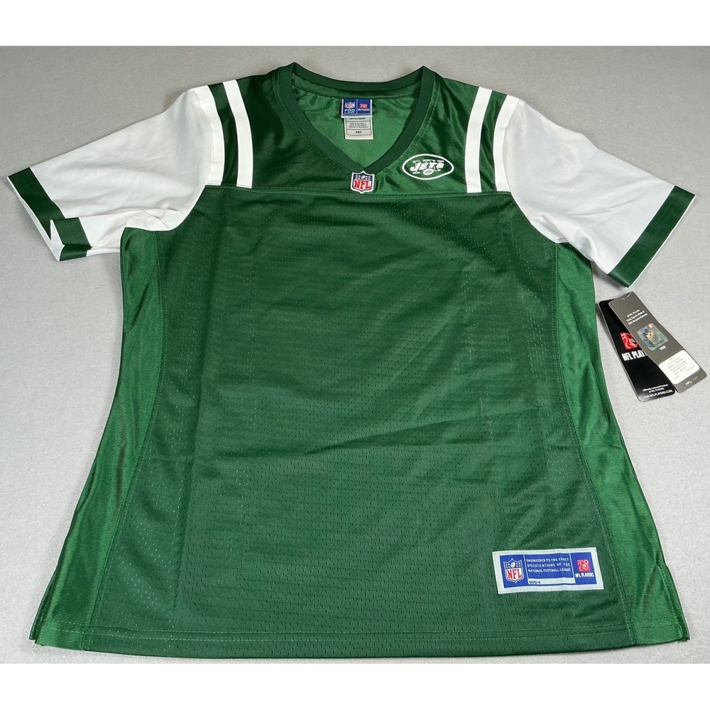 NFL Pro Line New York Jets Women's Jersey Medium Green‎ White NWT